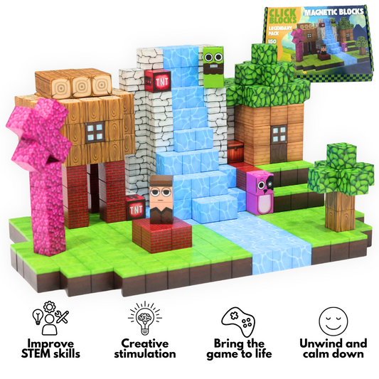 RawBuild-A-World Magnets
