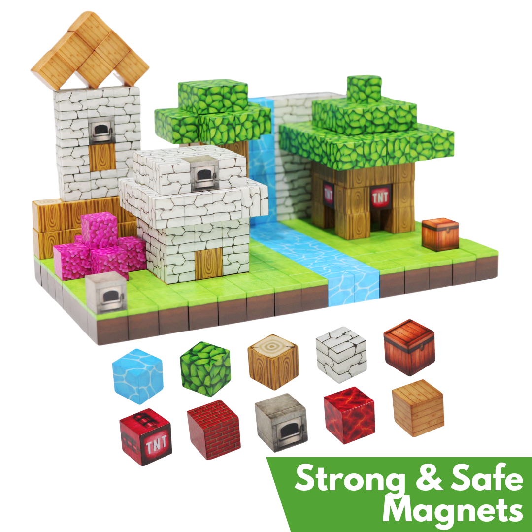 RawBuild-A-World Magnets