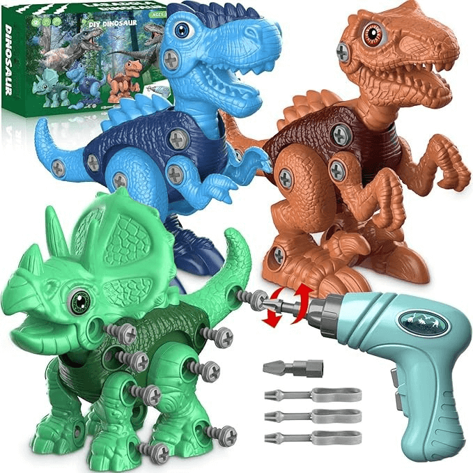 Rawblocks™ - Dinosaur STEM Toy Set for Kids