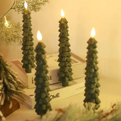 Snowy Glow Candles
