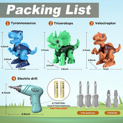 Rawblocks™ - Dinosaur STEM Toy Set for Kids
