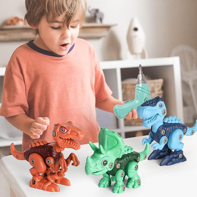 Rawblocks™ - Dinosaur STEM Toy Set for Kids